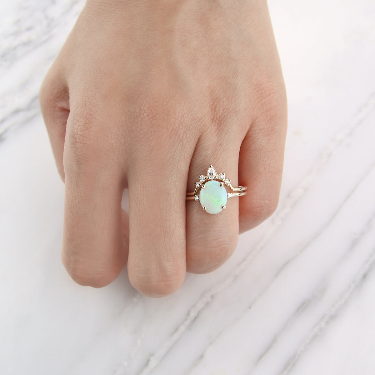Opal Wandering Star Ring – Sofia Zakia